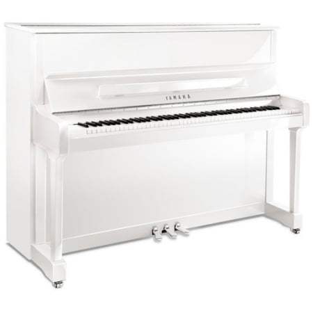 Piano droit Yamaha P121 blanc chrome