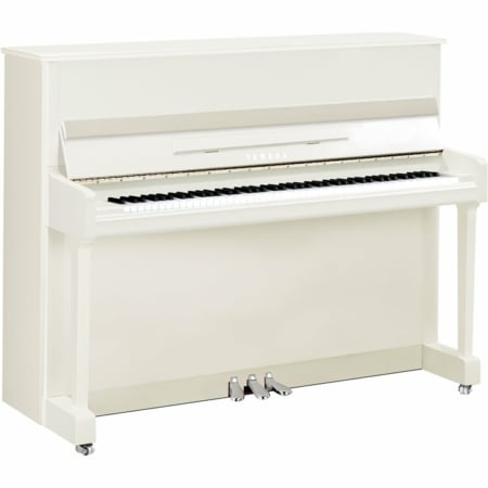 piano yamaha B116 blanc et chrome le pianiste vannes